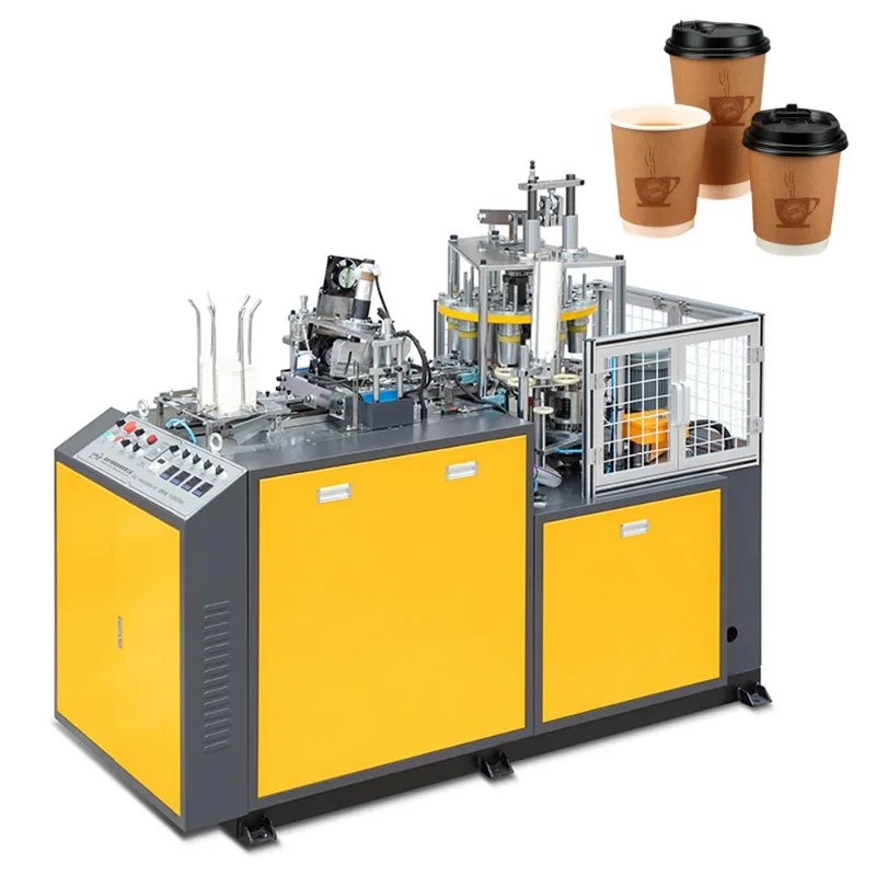 100 Pcs/Min Disposable Tea Juice Coffee Cup Processing Line Full Automatic Manufacture Paper Cups Price Of Paper Cups Machine