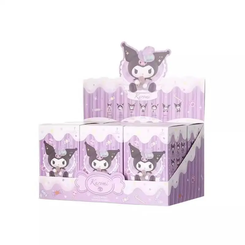 Sanrio Kuromi blinde doos weerwolf kill serie actiepop anime figuur verrassingstas schattig model fan collectie speelgoed