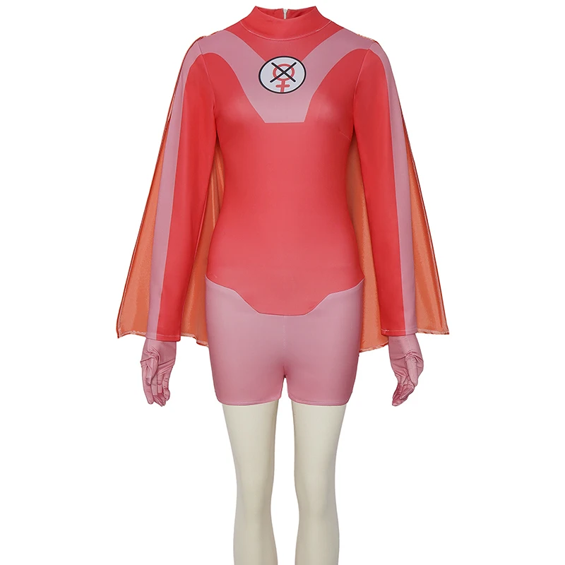 

Атом Ева Косплей Костюм Женщины Девушки Непобедимый Косплей Комбинезон Супергерой Зоти Плащ Вечеринка Хэллоуин Комплект