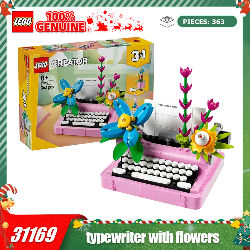 

LEGO Building Blocks Assembly 31169 Flowers Typewriter Boys and Girls Children's Toys Birthday Christmas Gift