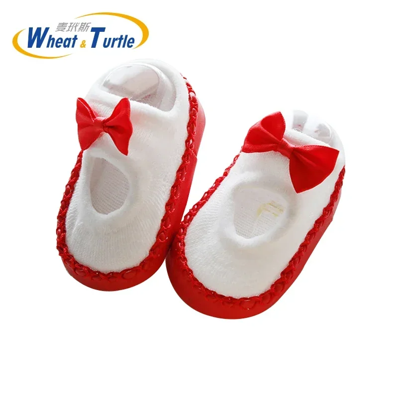 Cartoon Newborn Socks Warm Cotton Baby Girls Boys Floor Anti-Slip Kids Slipper Shoes Boots Dropshipping