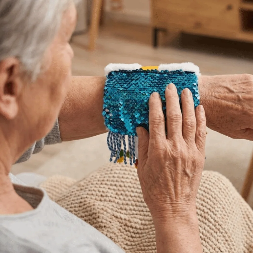 Multi-sensory Stimulation Alzheimer's Sensory Arm Fidget Sleeve Decompress Sensory Muff Sensory Calming Blanket