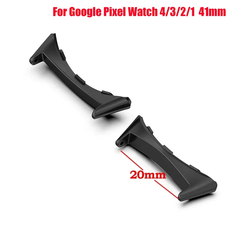 1 Paar Uhrenarmband-Verbindungsadapter für Google Pixel Watch 4/3 41mm 45mm Zubehör Metall-Smartwatch-Adapter Ersatz