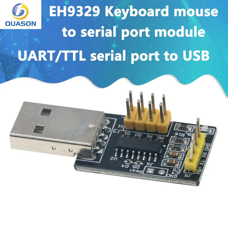 CH9329 module UART/TTL serial port to USB HID full keyboard mouse driver-free game development box