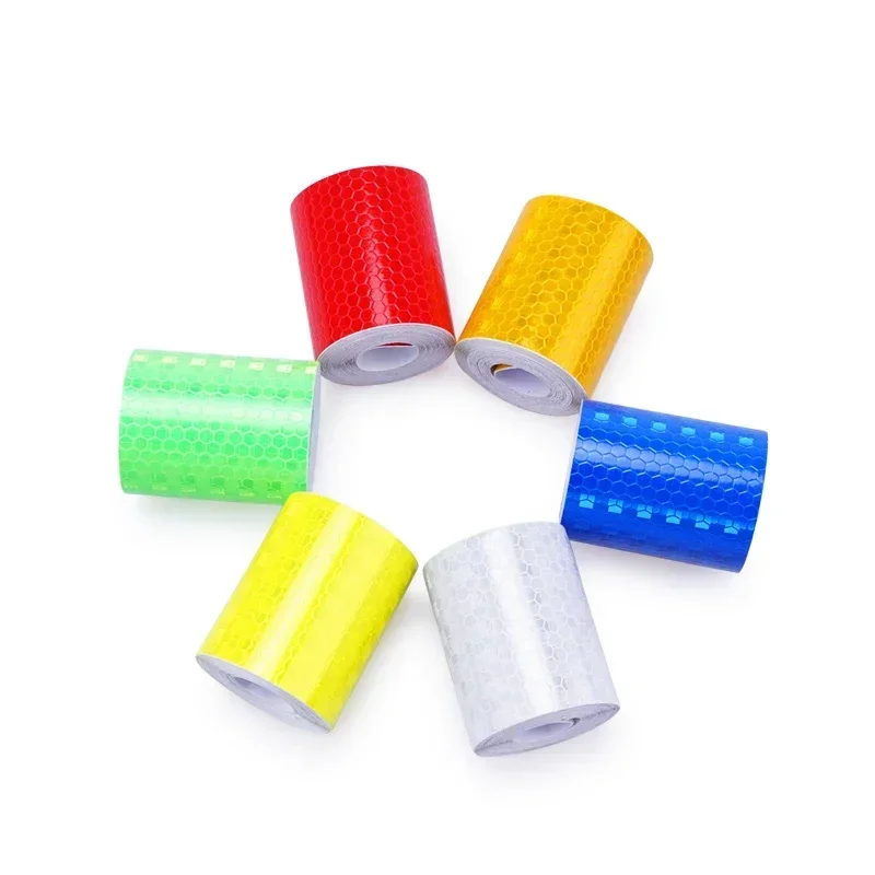 

Светоотражающая ткань, Светоотражающая лента, Рефлекторная лента, Клейкая пленка, Автомобильная пленка, Кристаллическая сотовая пленка, 5 см x 3 м, 30 мм