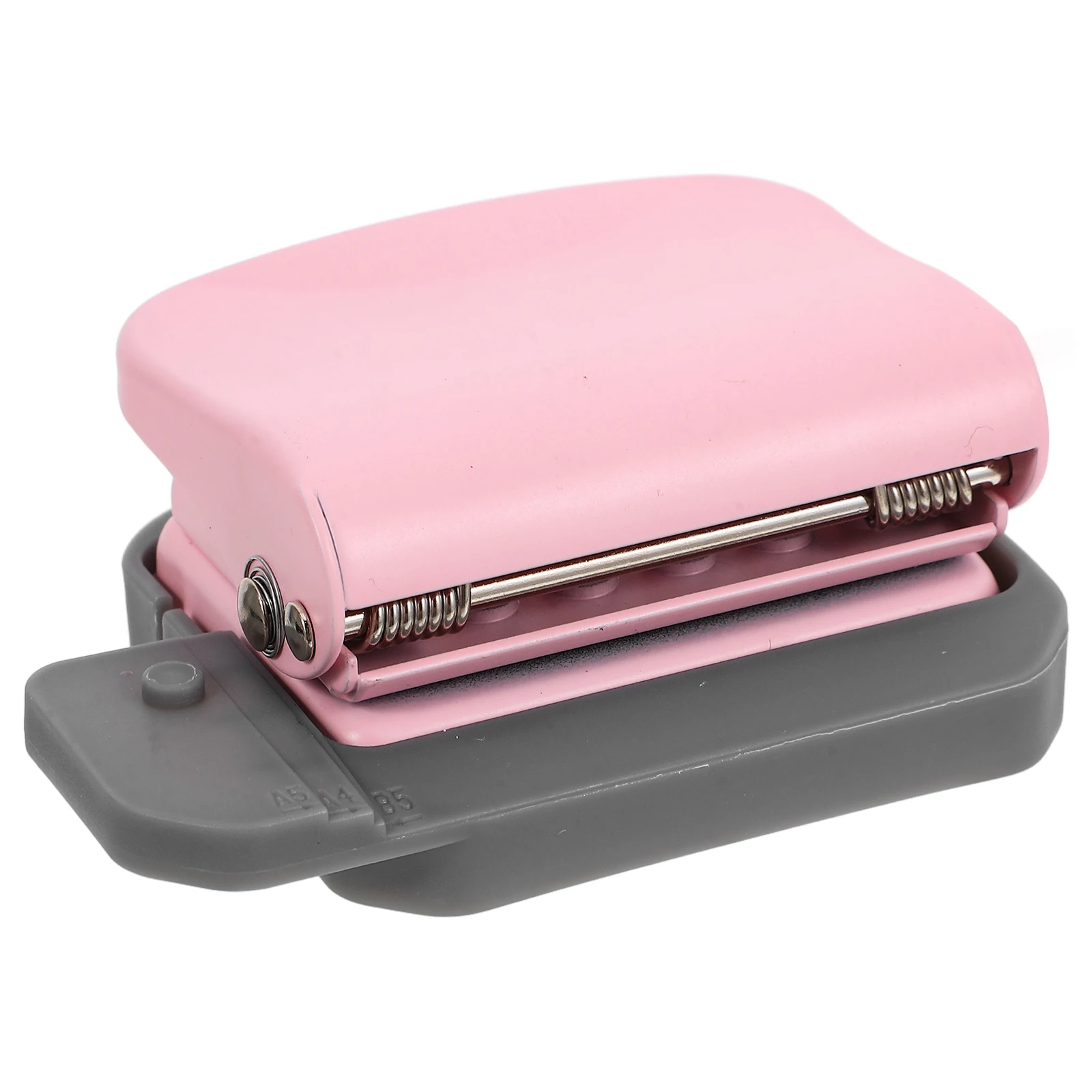 

Compact Hole Puncher Circle Punches For Paper Crafts Portable Manual Punch Tool Craft Supplies Pink Plastic Durable Precise