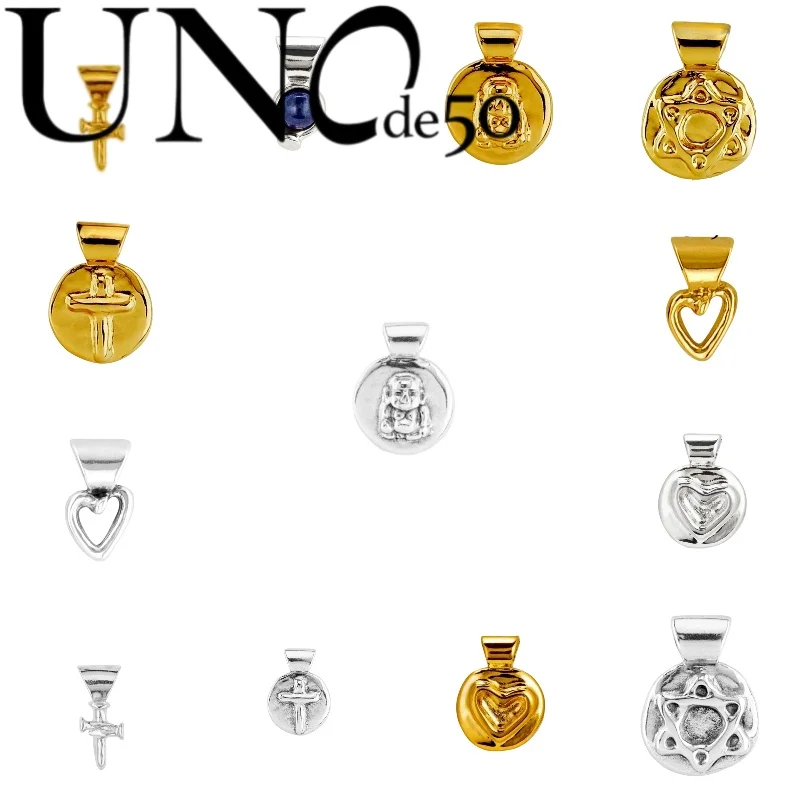 

UNOde50 Серебряный Золотой Кулон Роскошные Модные Ювелирные Изделия Элегантный Дизайн Доступная Цена Очаровательный Бустер