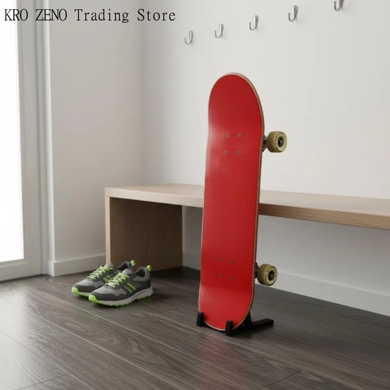 1Pcs 3D Printed Vertical Fixed Skateboard Storage Base Suitable For Indoor Storage And Outdoor Skateboard Park Organization