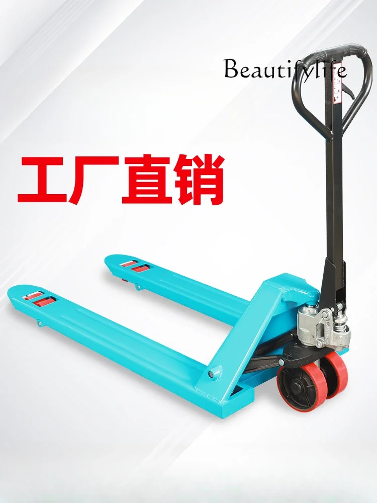 Diniu forklift manual handling hydraulic hand-pulled pallet loading and unloading trailer lifting trolley