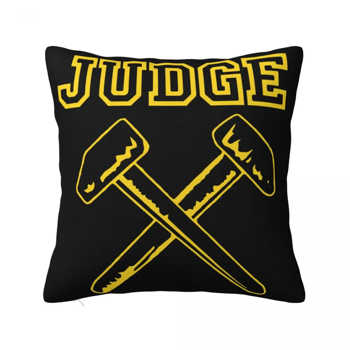 Judge Hammers Black Hardcore Nyc Punk Crossover Thrash Women Men Comical Men Logo Pillow Case