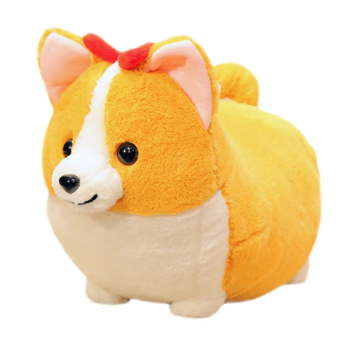 38/45/60cm Lovely Corgi Dog Plush Toy Stuffed Soft Animal Cartoon Pillow Cute Christmas Gift for Kids Kawaii Valentine Present