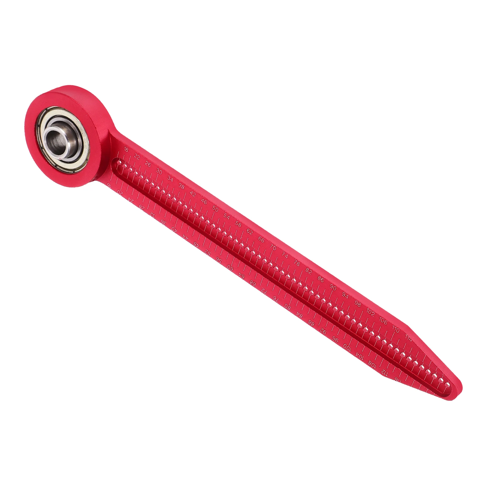 

1Woodworking Compass Scriber Red Aluminum Alloy Drafting Tools Engineering Renovation Circle Drawing Ruler Carpentry Tools