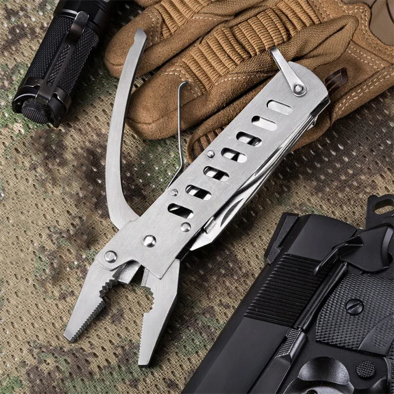 High Quality 420 Stainless Steel Multi Tool Camping Outdoor Survival Multitool Pliers
