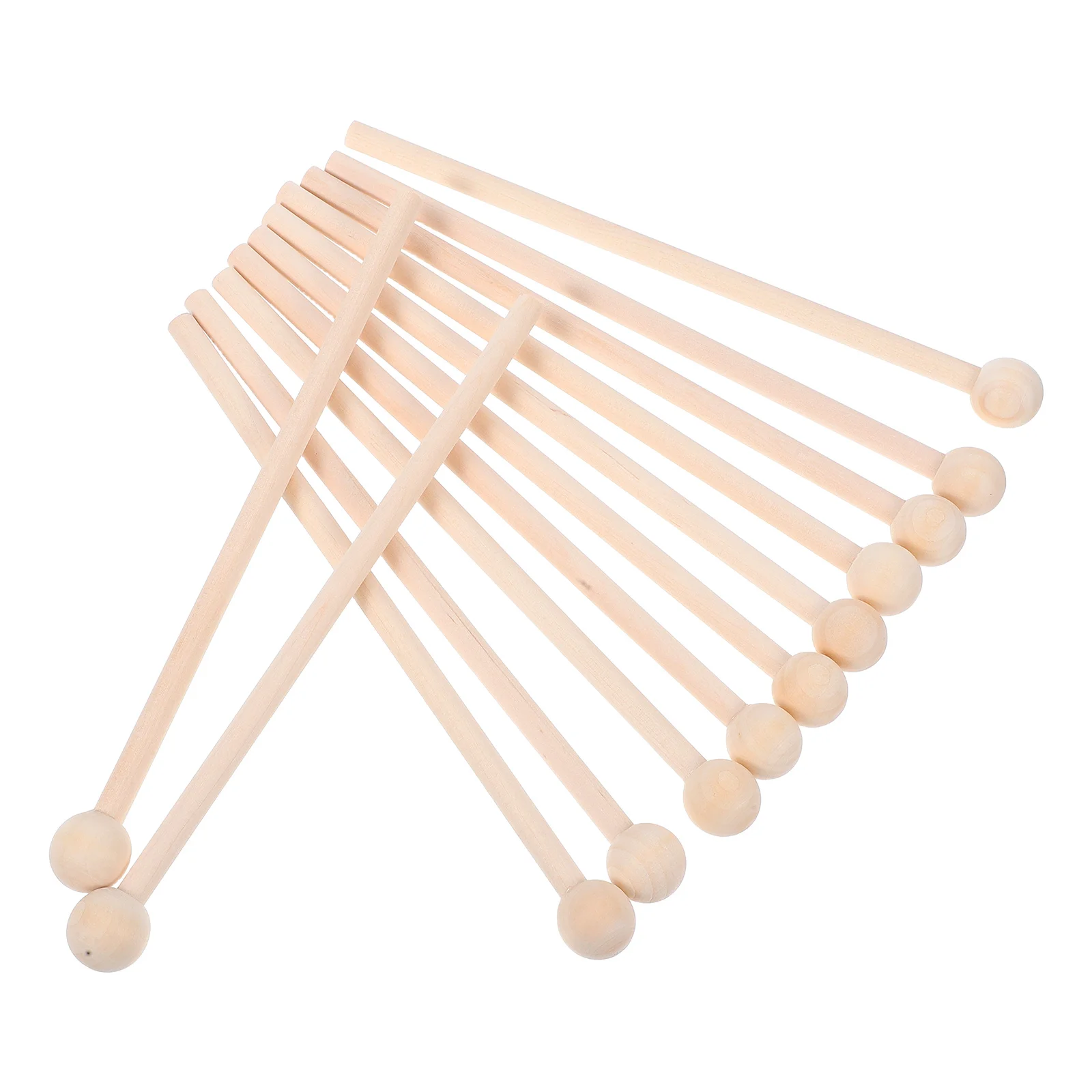 

12pcs Drumsticks Percussion Mallets Xylophone Accessories Hitting Hammer Premium Wood Comfortable Grip Kids Adults Musical
