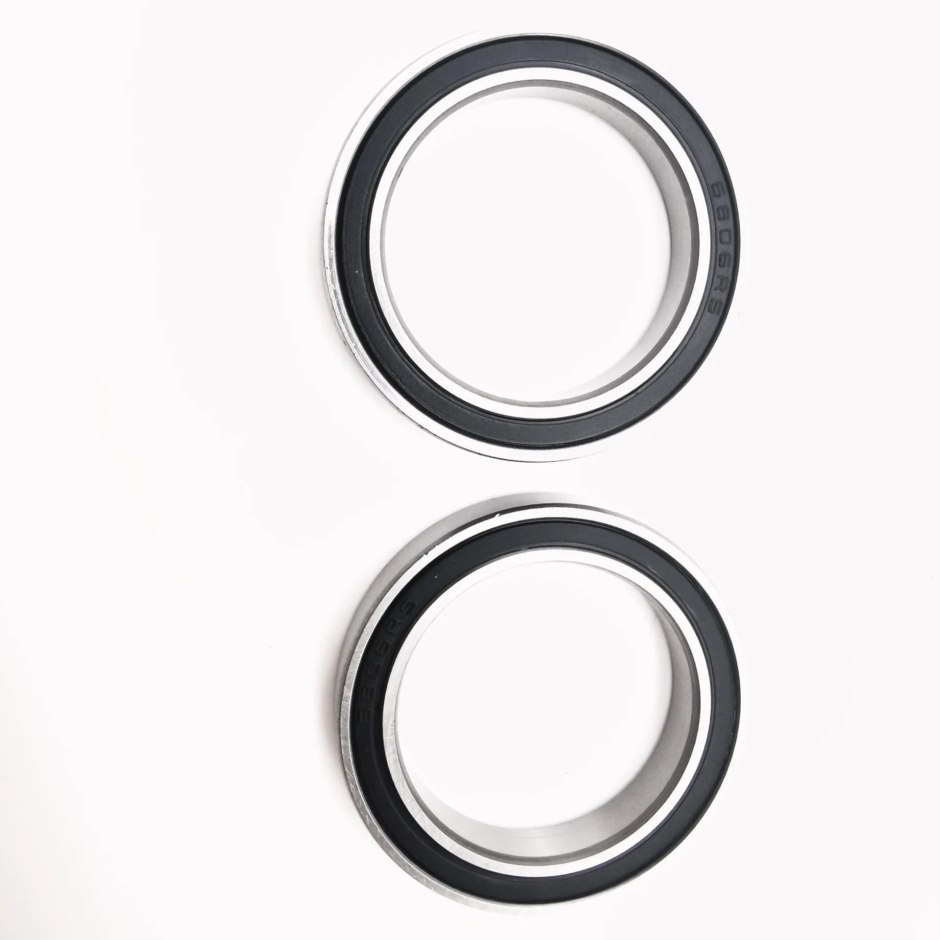 Подшипники нижнего кронштейна BB30 6806-2RS 30x42x7 мм 2 шт. |   Стальные подшипники оси шатунов велосипеда