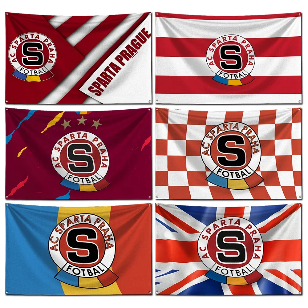 3x5 Ft Football S-spartas Flag Polyester Printing Banner for Garage Wall Art Out Door Decoration With Brass Grommets P-pragues