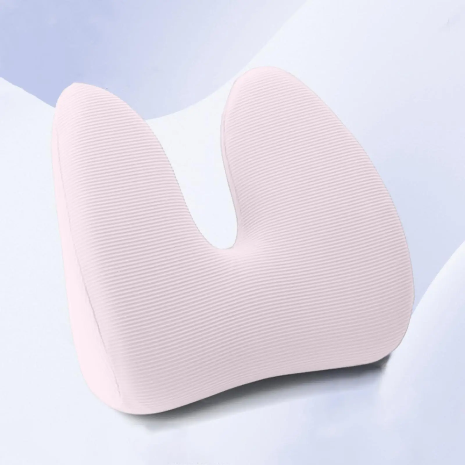 

Car Neck Pillow Pink Traveling Breathable Softness Driving Neck Cushion