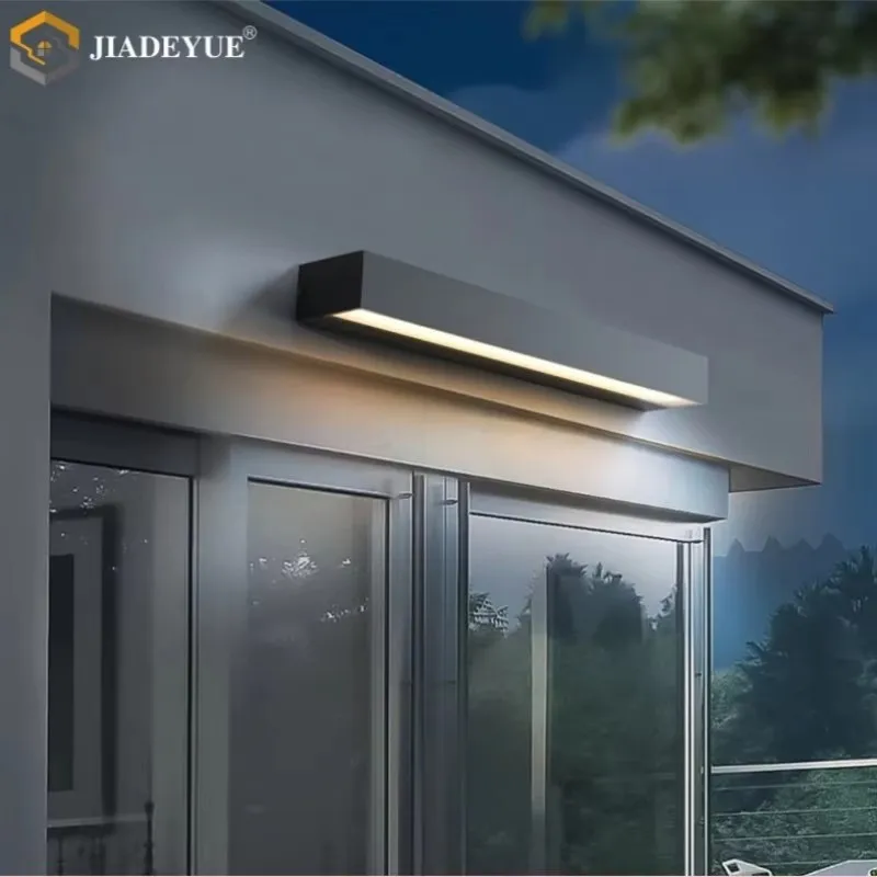One Word Wall Light LED Outdoor Waterproof Wall Light Villa Garden Door Front Light Outdoor Wall Washer Light