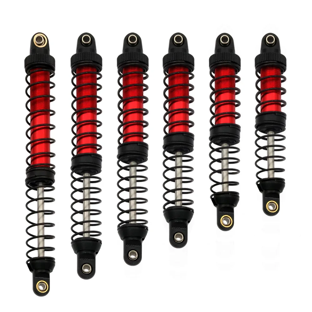 

Double Spring Shock Absorber 1/10 Metal Oil Pressure Shock Absorber TRX4 SCX10 90046 Red