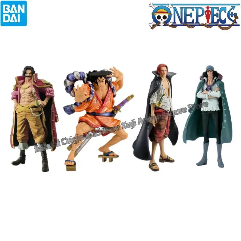 En Stock Bandai caja Original Kit de modelismo una pieza Koa Gol D Roger Kozuki Oden Shanks Kuzan personajes de Anime estatua coleccionable