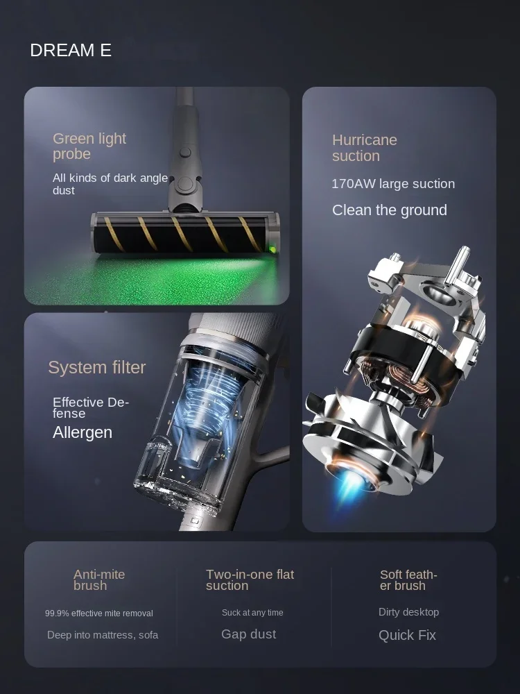 DREAME Z10 Station Intelligent Base Station Dust Collector Space Station Green Light Dust Display