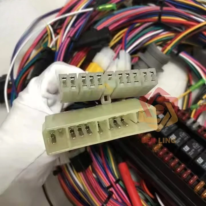 

E320D 312D 315D блок предохранителей в сборе жгут проводов часть экскаватора высокое качество 259-5296 для CATERPILLAR