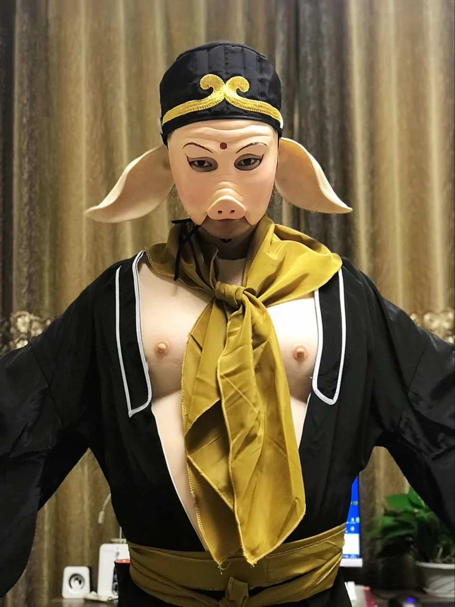 Sun Wukong Zhu Bajie Mask Journey To The West‌ Cosplay Accessories TV Movie Prop Funny Pig Masks