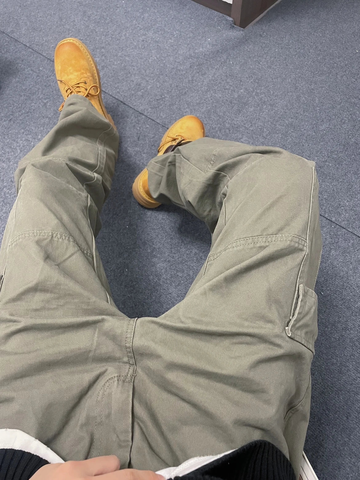 

Ретро уличные рабочие брюки с твердым сердечником в американском стиле, мужские прямые брюки, универсальные, простые, модные повседневные брюки высокого уровня