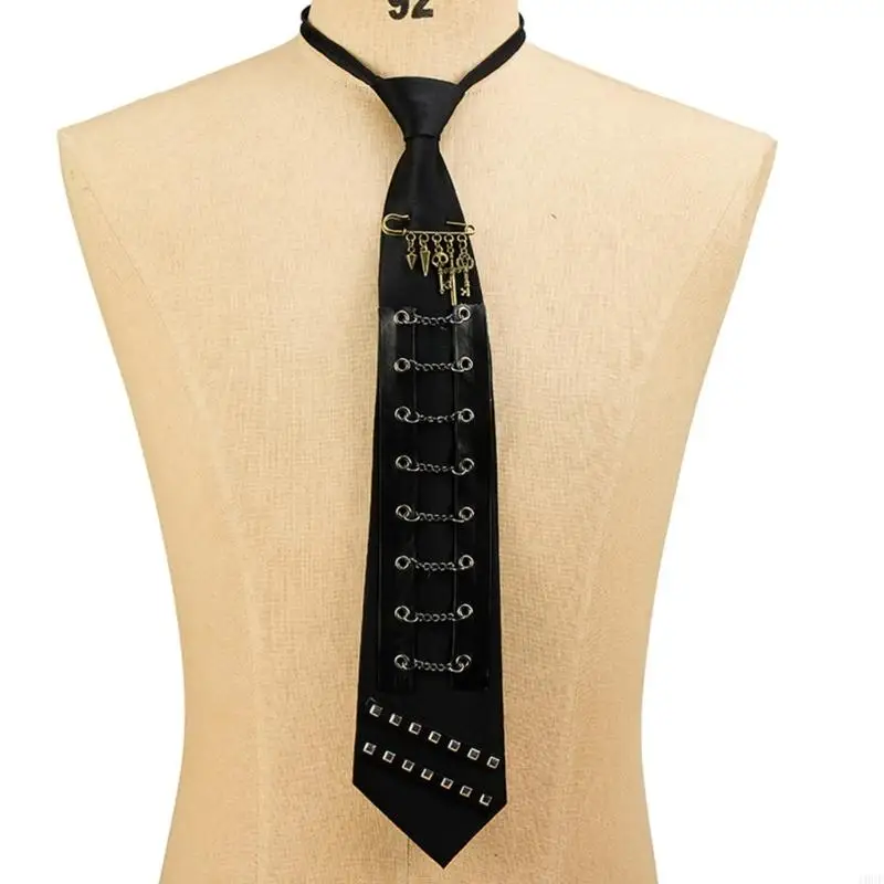 corbatas-punk-unisex-41cm-con-cadena-multicapa-jk-accesorios-decoracion-uniformes-corbata-con-correa-para-escenario-o