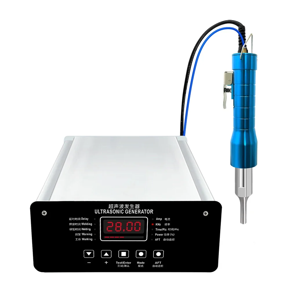 

Ultrasonic Plastic Mini Spot Welder Ultrasonic Generator Cabinet With Horn Spot Welding machines