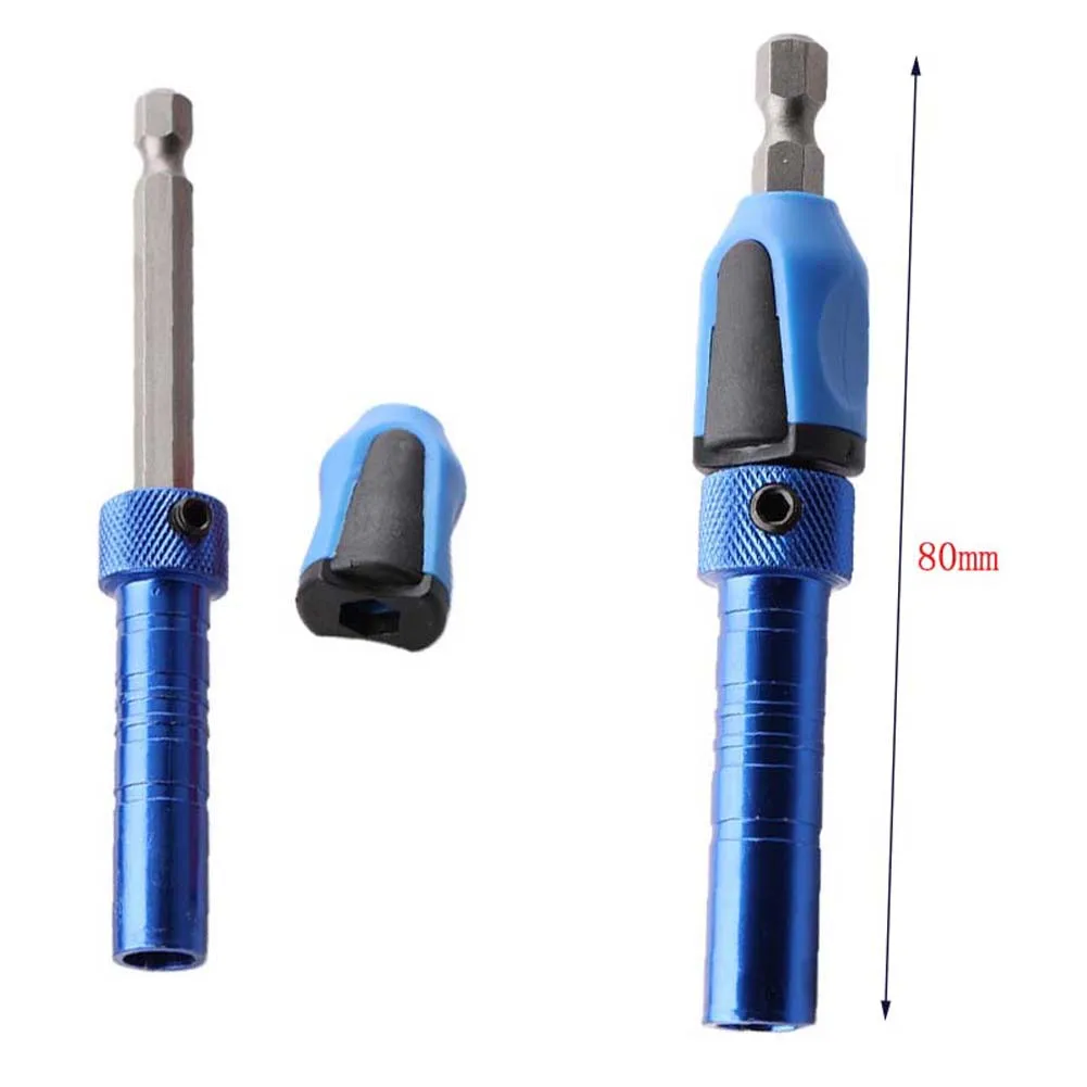 80mm Electric Extension Rod 3in1 Magnetic Connecting Adapter For For Impact Driver Socket Power Tool Accessories