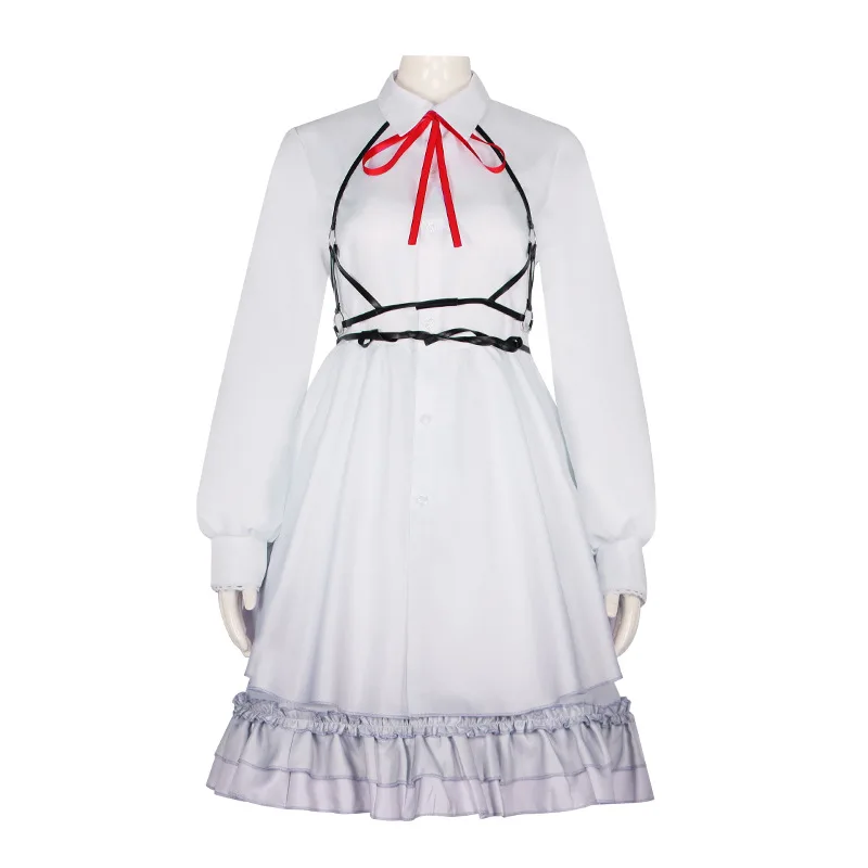 زي تنكري ملون للمسرح ، بدلة وشعر مستعار زي مسرح أبيض ، مشروع Sekai Miku Singer ، Nightcord at 25 Ji ، 25Ji