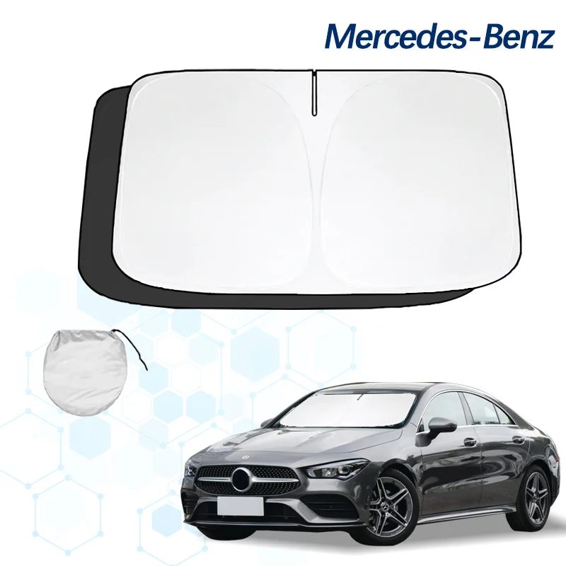 

Windshield Sun Shade for Mercedes Benz C Class W205 C250 C300 C400 2015 - 2021 Window Shade Sun Visor Cover C-Class Accessories