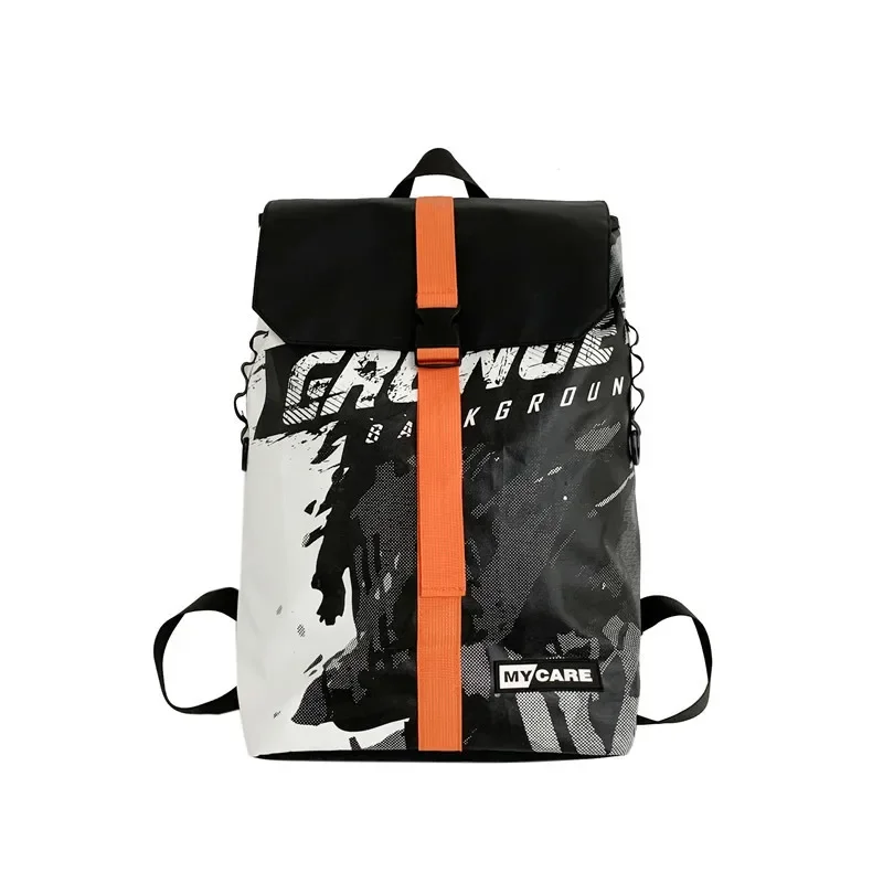 حقيبة ظهر بتصميم تريند لعام 2024 للرجال والنساء مقاومة للمياه حقيبة ظهر أكسفورد حقيبة سفر ترفيهية للمراهقين مقاس 15.6 بوصة حقيبة ظهر للكمبيوتر المحمول