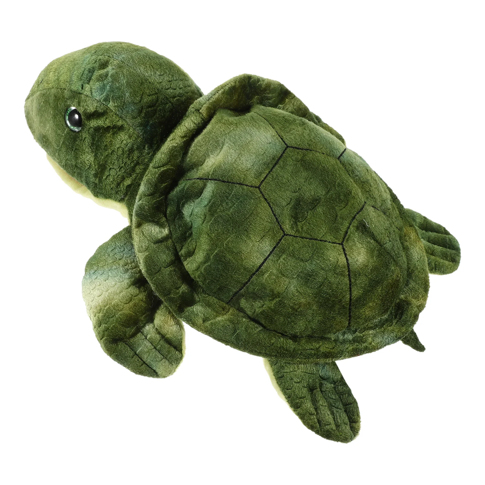 Marionetas de dedo de dibujos animados para niños, tortuga oceánica, animales, felpa de mano, algodón, lindo niño relleno para