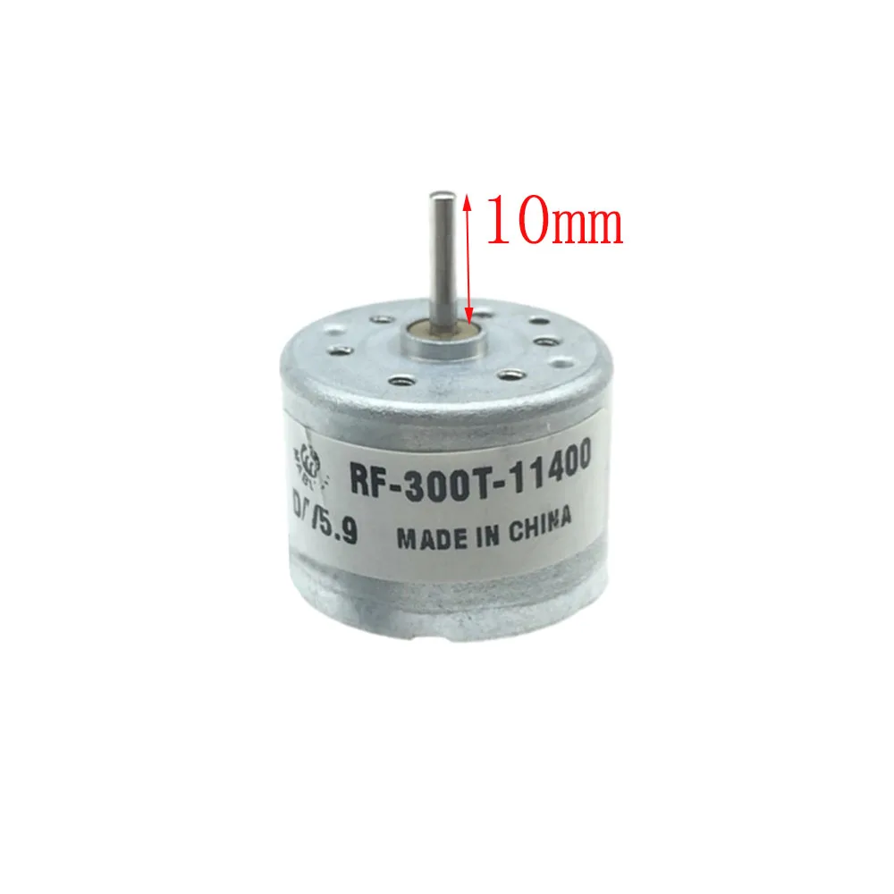 Micro DC Motor RF-310T-11400 DC 3V 5.9V 6V 6400 RPM DC Motor 6mm/10mm/15mm/22mm Long Shaft DIY Mini Fan Motor