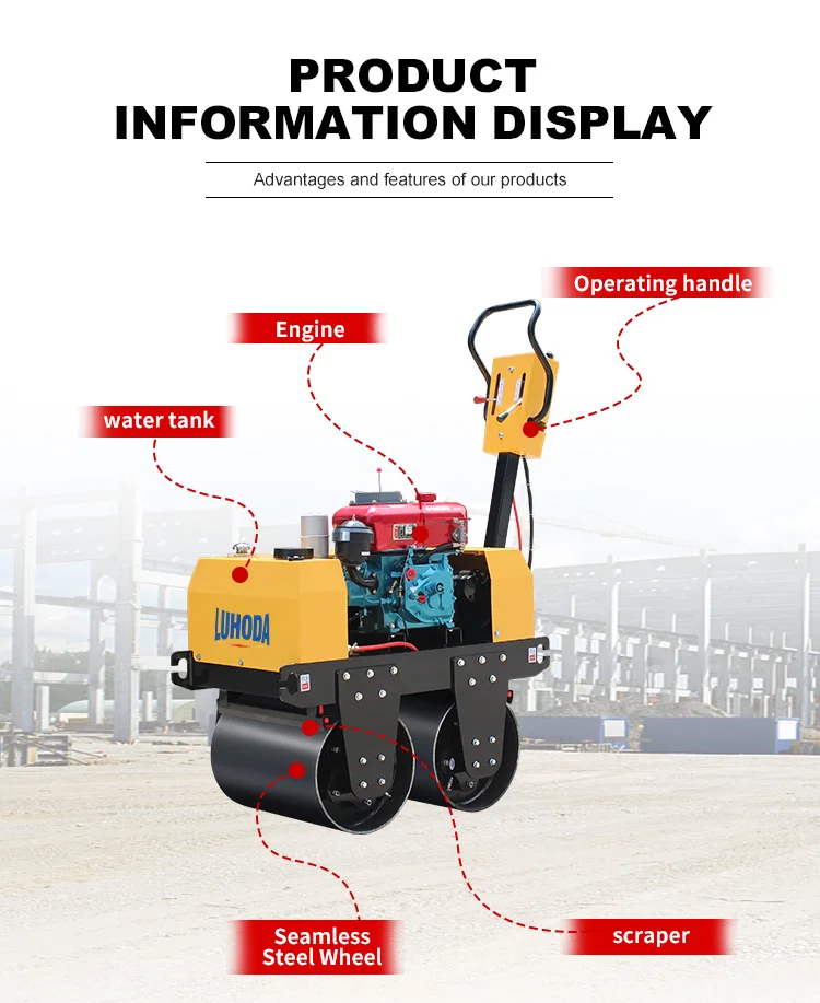Harga Rol Jalan Baru Roda Baja Harga Rol Getaran Road Roller Compactor