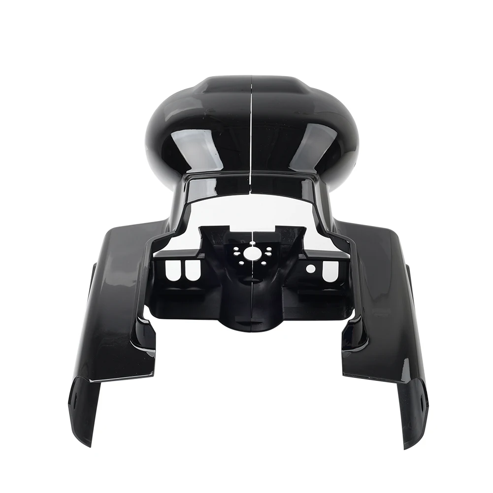 ABS Glossy Black Gauge Housing Cover Nacelle Speedo Housing Fairing For Harley Road Glide 98-2013