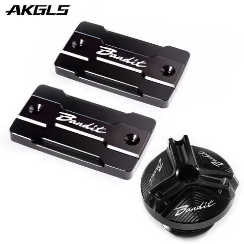 सुजुकी बैंडिट S650 600 650 1200 1250 1250S मोटरसाइकिल फ्रंट ब्रेक द्रव सुरक्षात्मक कवर और इंजन भरण कवर सहायक उपकरण के लिए 10 best sales सुजुकी 1200 बैंडिट पार्ट्स - №4