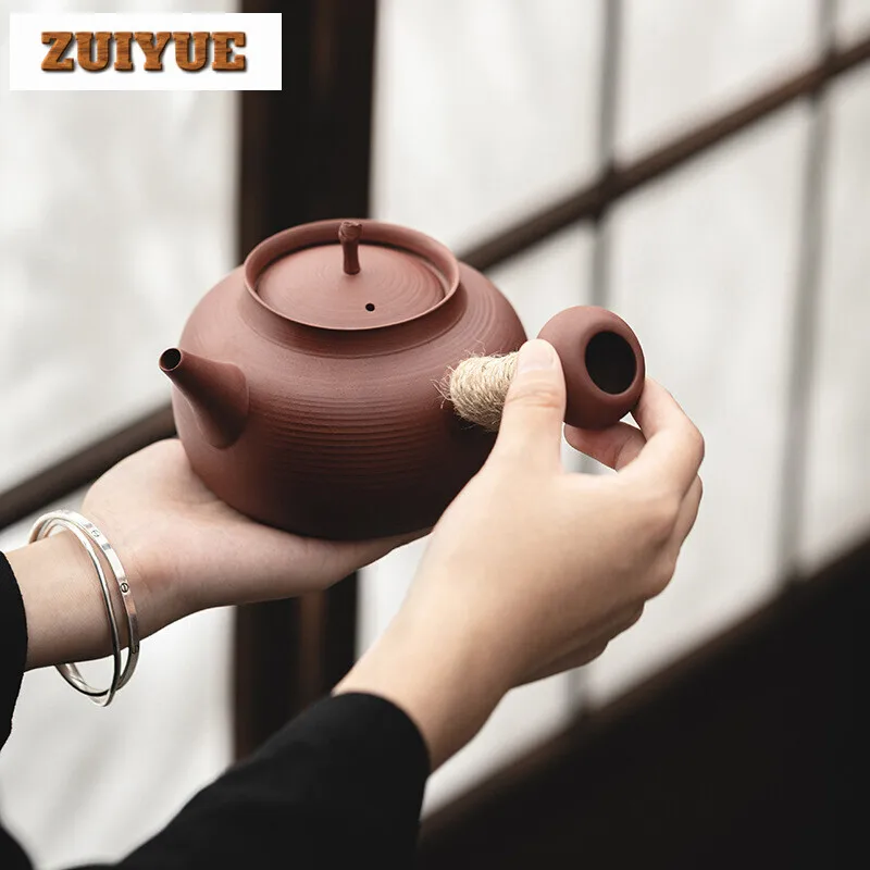 600ml Electric Pottery Stove Tea Making Pot Household Handmade Teapot Warmer Antique Tea Stove Kettle Tea Ceremony Collection