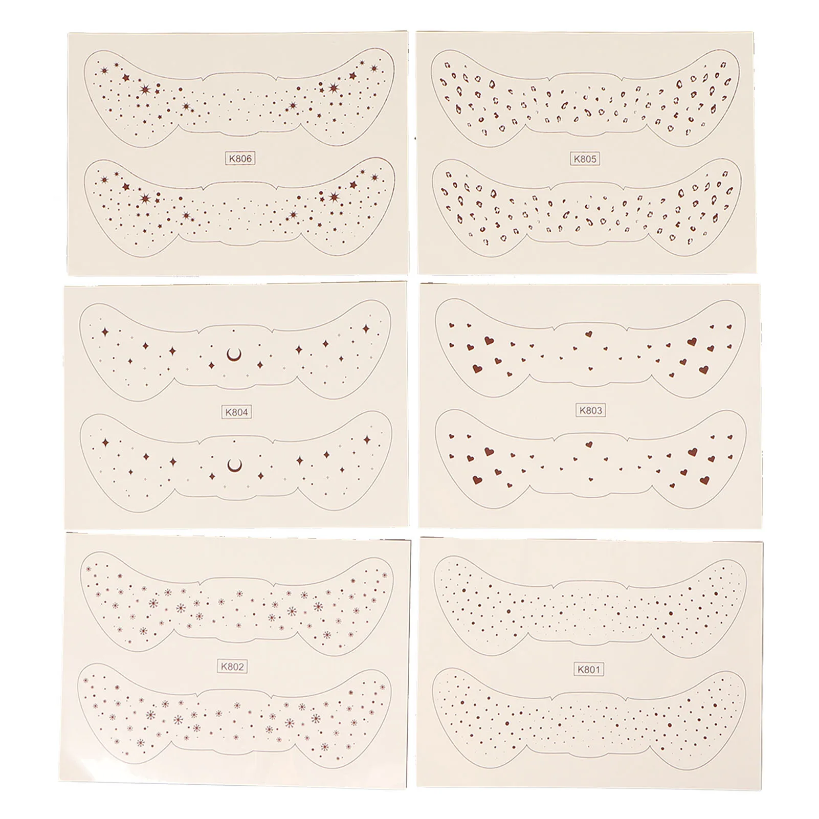 

Tattoo Freckles Sticker Face Freckles Patch Temporary Waterproof Odorless Long Lasting Tattoo Freckles Sticker for Party Make Up