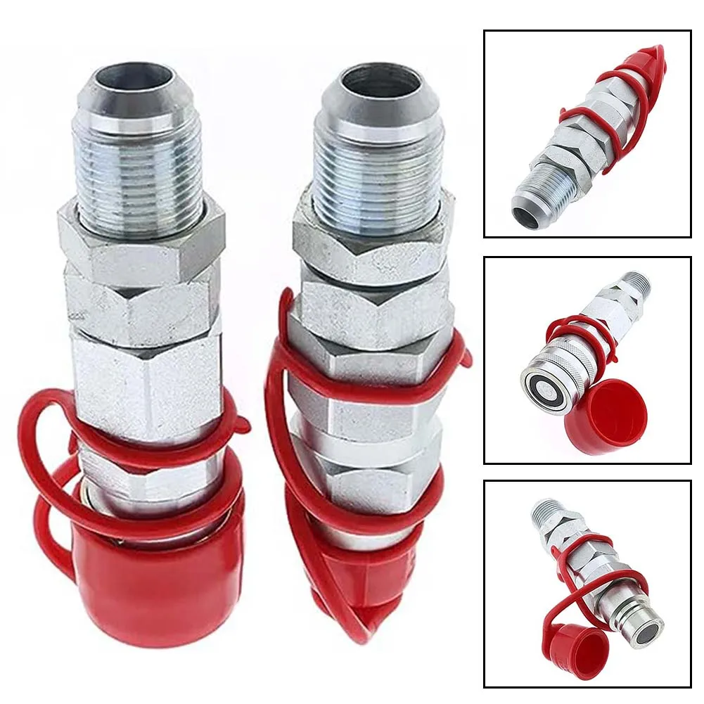 AT312876 KV11305 Hydraulic Quick Connect Coupling Kit for CAT For 310G 310J 310K 310SJ 310SK 410G 410J 410K 710G 710J 710K