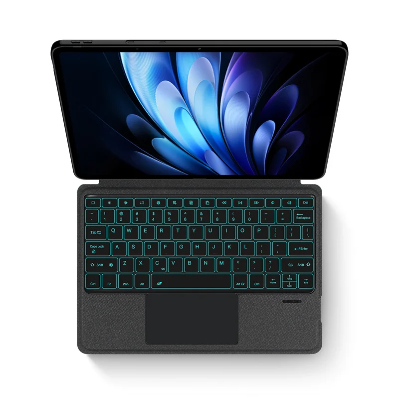 غطاء لوحة المفاتيح للوحة التتبع لهاتف VivoPad 5 Pro 13 بوصة غطاء لوحة المفاتيح المغناطيسي لـ Vivo Pad 5 Pro 13 بوصة 2025 حافظة لوحية Teclado