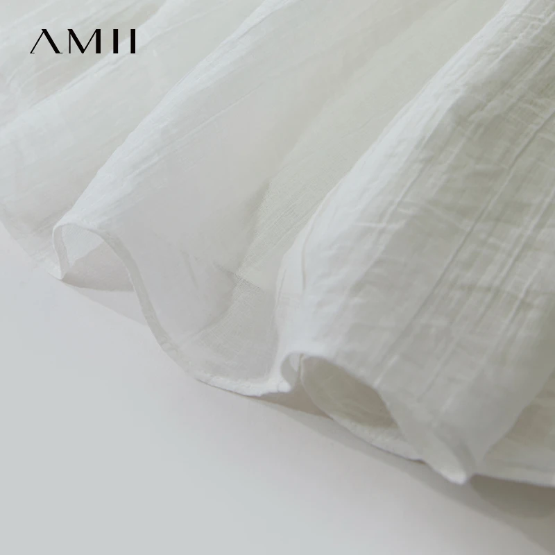 Amii Minimalismชุดเสื้อกั๊ก 2025 ฤดูร้อนชายหาดใหม่เสื้อผ้าผู้หญิงยาวสายรัดบางวรรณกรรมCamiชุดสีขาว 12552110