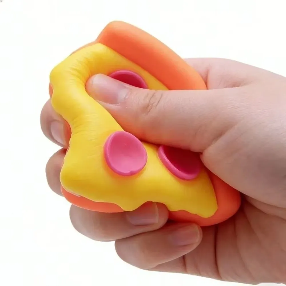 

Creative Colorful Gel Pizza Kneading High Density Pizza Decompression Slow Rebound Anti-Anxiety Squeeze Object for Adults & ​​