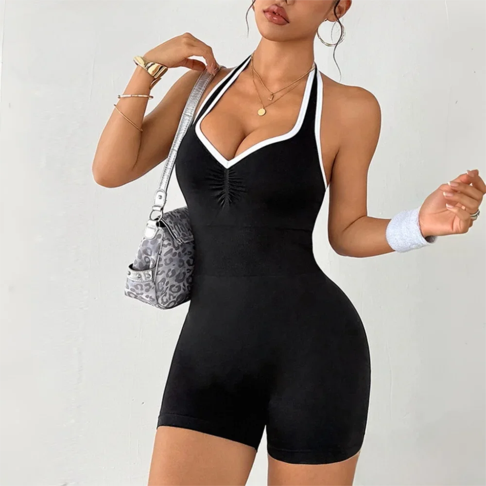 Yoga Blocks - Romper Yoga Leher Halter Blok Warna