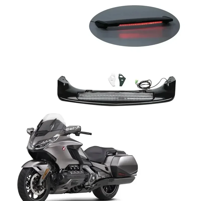 

For Honda Gold Wing GL1800 GL 1800 2001-2017 Motorcycle Acsessories Rear Trunk Spoiler LED Light