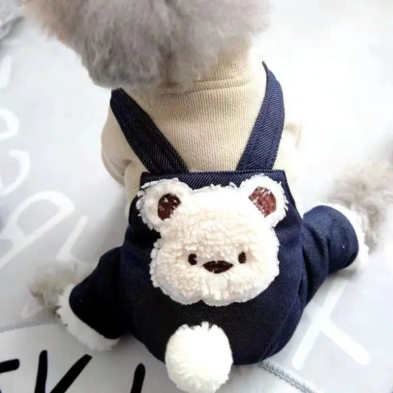 

Clothes for dogs, cute winter pajamas for small dogs and cats, warm and breathable, dog accessories, dog‘s coats