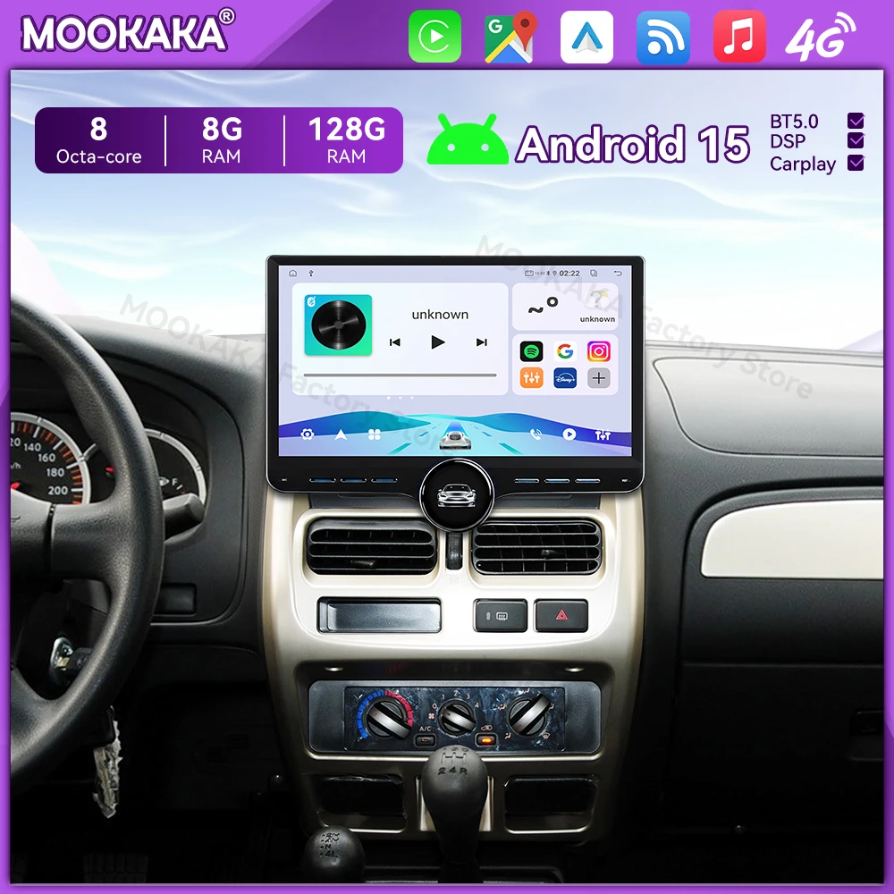 11.5''HD Screen  Carplay Single knob Android Auto audio For Nissan Paladin 2004~2013 Multimedia Navigation Stereo Receiver