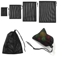 Durable Nylon Mesh Drawstring Bag Multi Purpose Outdoor Travel Stuff Sack Storage Bag Camping Bottle Pot Pan Carrier Pouch